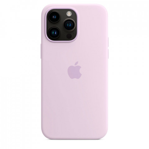 Чохол LUX Silicone Case на iPhone 14 Pro Max Lilac with MagSafe